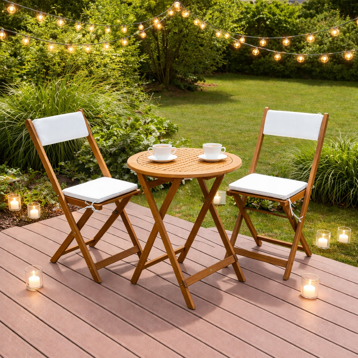 Balcony set CAROL Chairs Table FDZN 4003-T + Cushions Number of items in the set 3