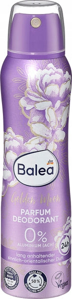 Balea Golden Moon Parfum Long Lasting Freshness Deodorant without Aluminum Salt