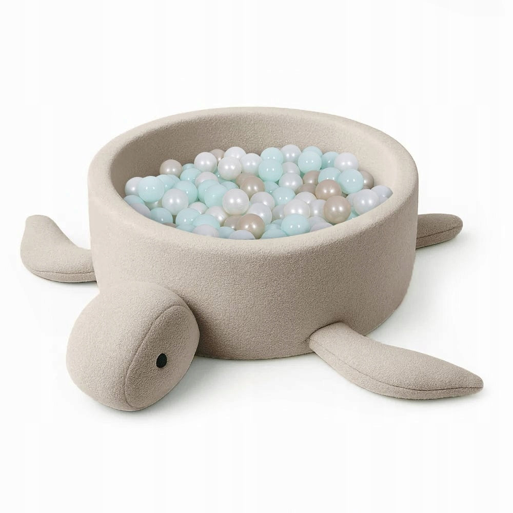 Ball Pool for Children - Turtle Oat Biscuit Beige Brand MeowBaby