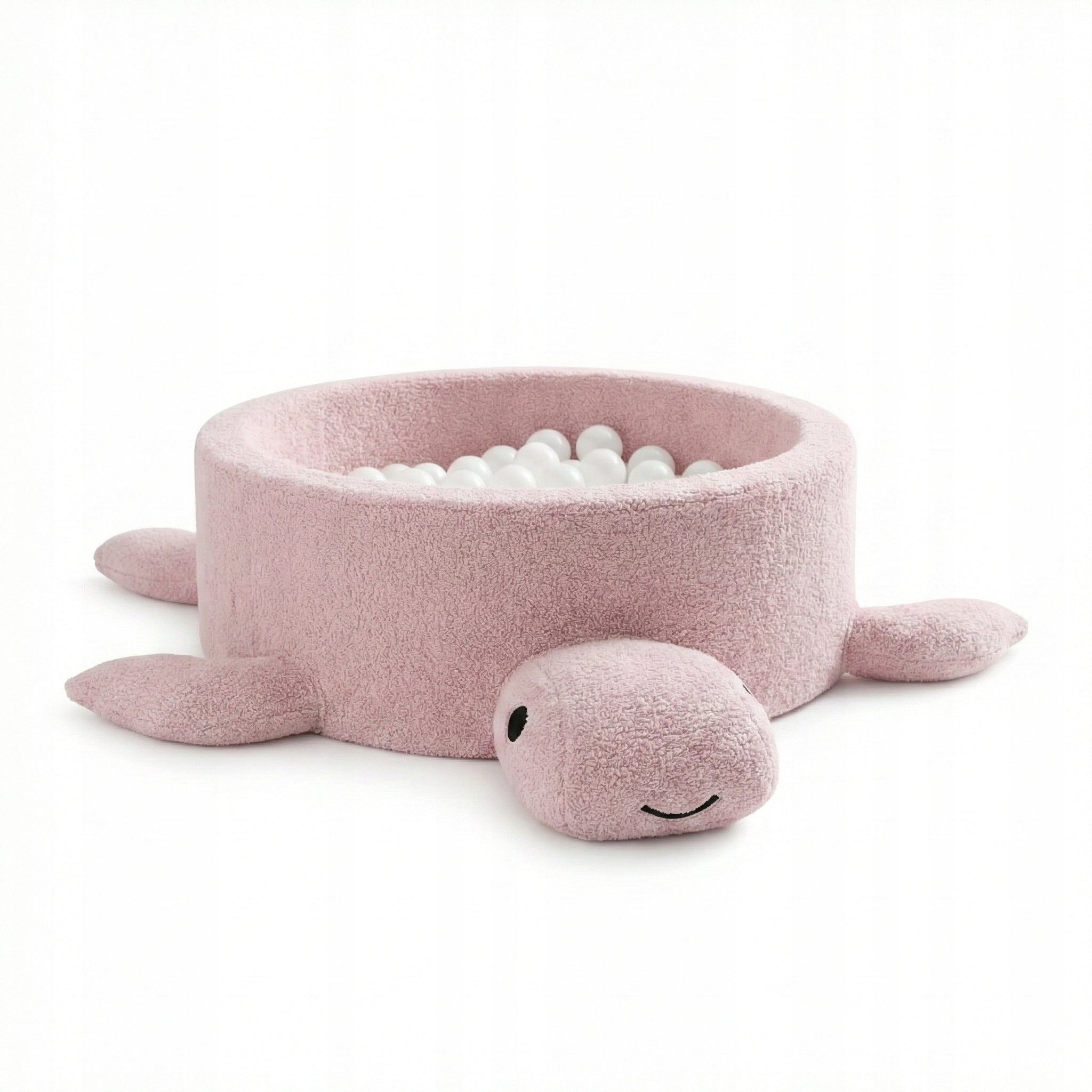 Ball Pool for Children - Turtle Raspberry Glaze Pink Boucle Packaging status original