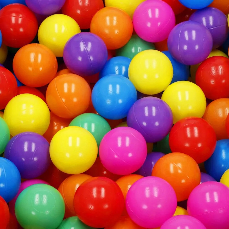 Balls balls colored balls for dry pool tent playpen 100pcs 6cm Kid's age 3+ years