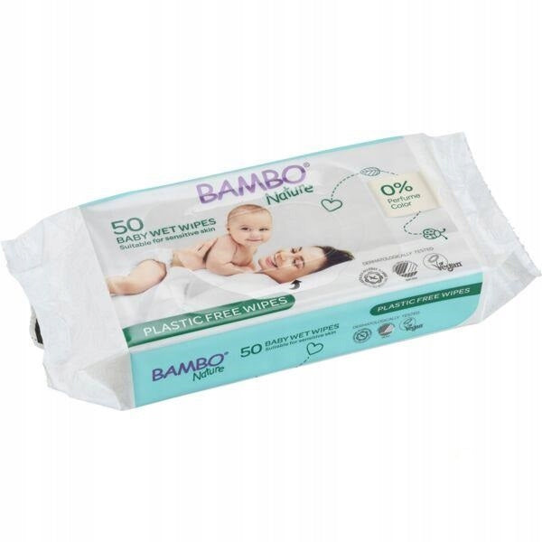 Bambo Nature wet wipes for children 50 pcs. – soft and eco Manufacturer code 001