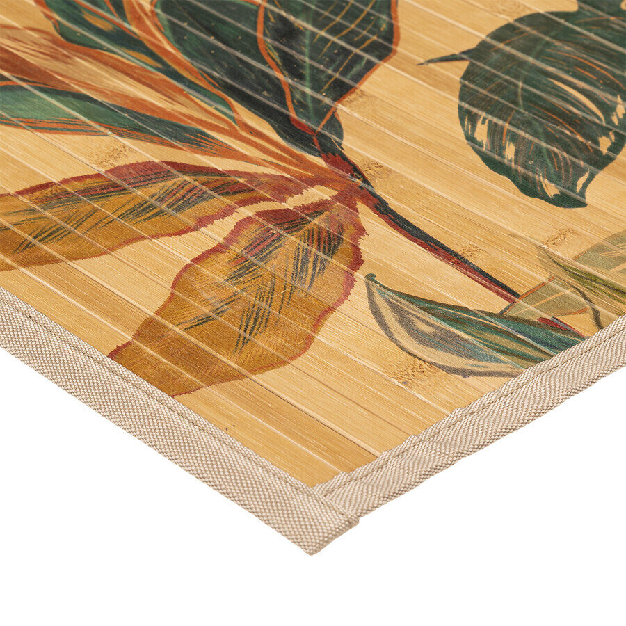 Bamboo BATHROOM MAT Palawan 50x80cm brown Thickness 30 mm