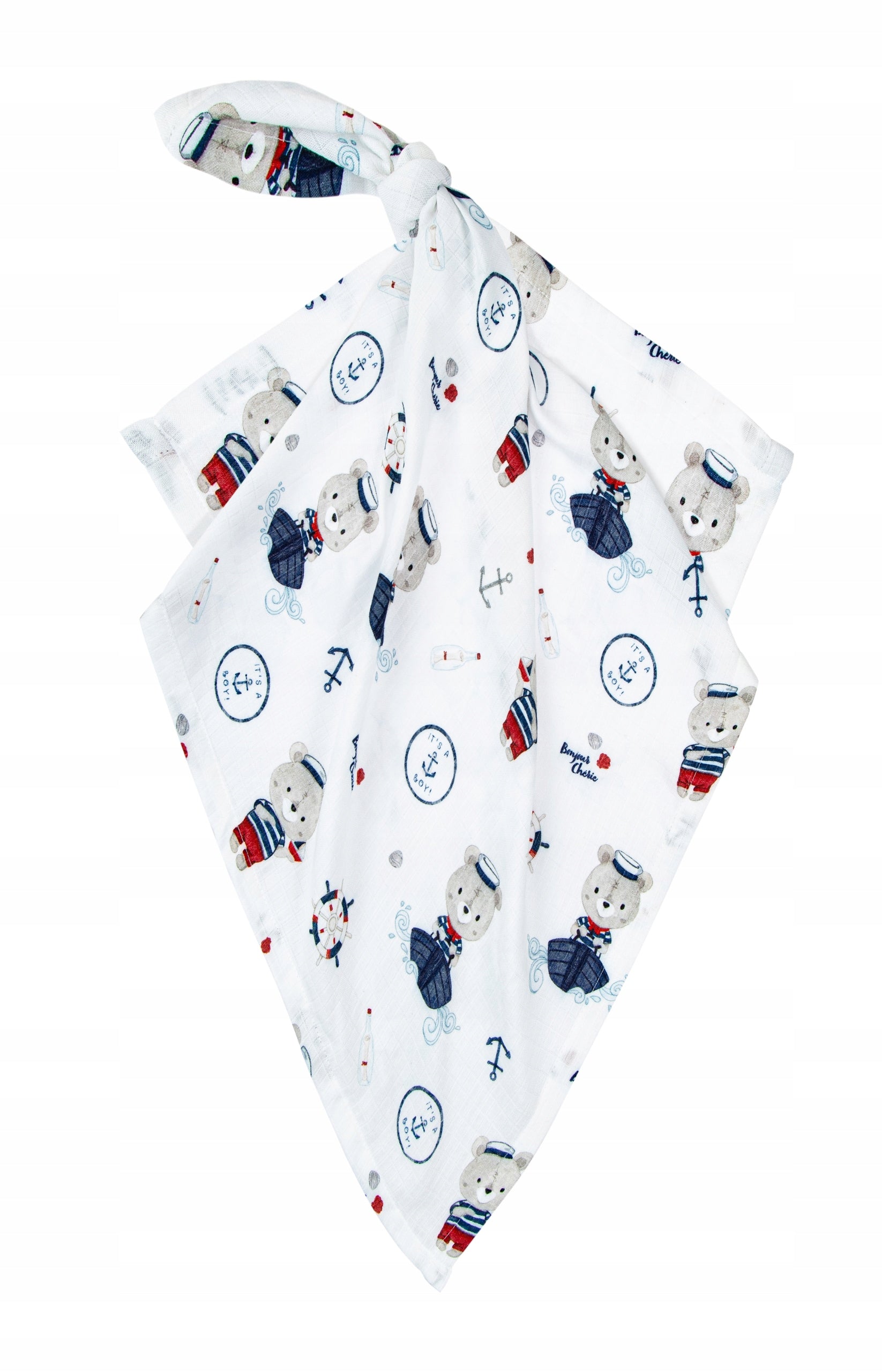 Bamboo Cotton Reusable Diaper 1pcs 70x70 cm Sailor