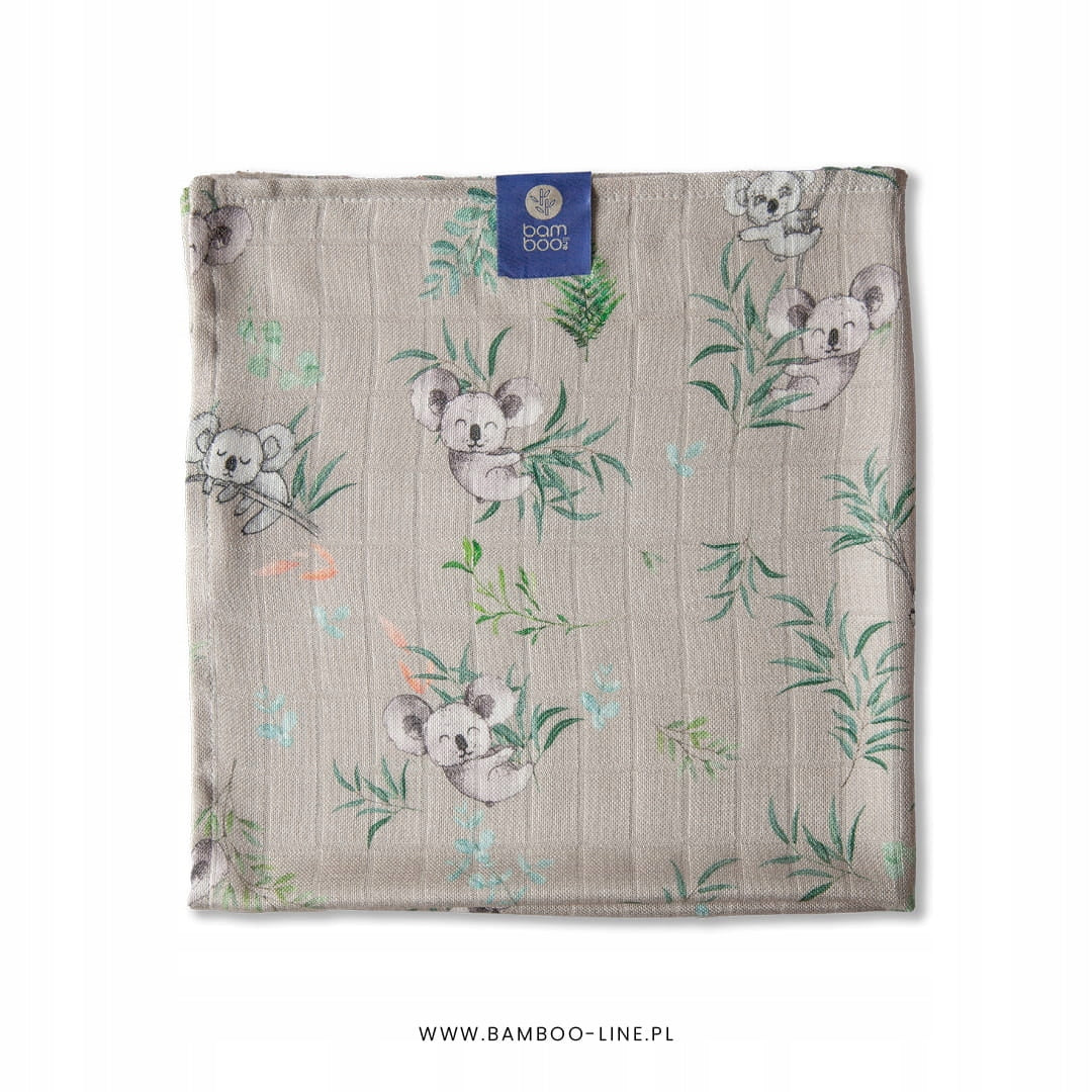Bamboo Diaper 65x65 Koala Delicate Baby