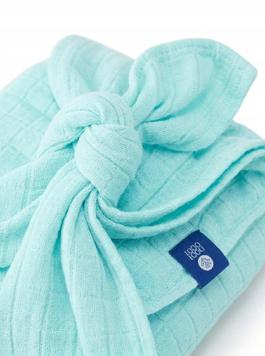 Bamboo Diaper Classic 75x75 Aqua Baby Soft