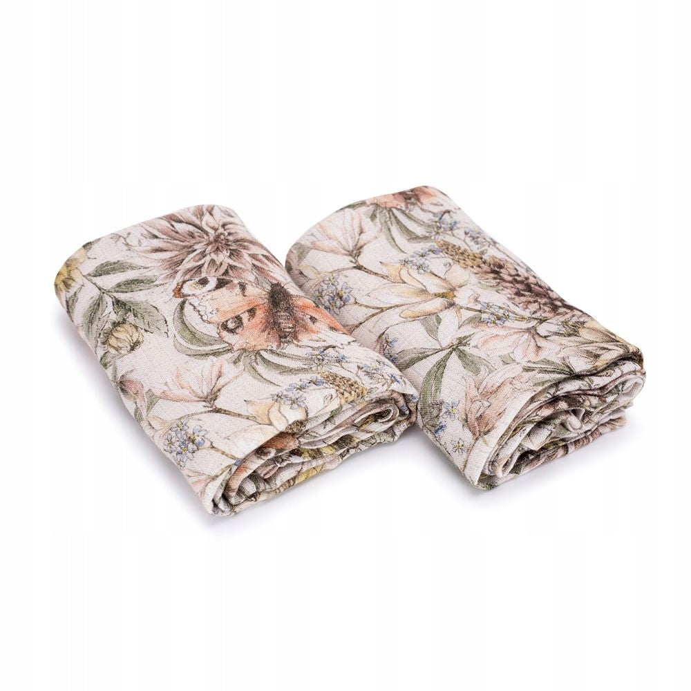 Bamboo Diapers 2 Pack 65x65cm Reusable Makaszka Dream Garden