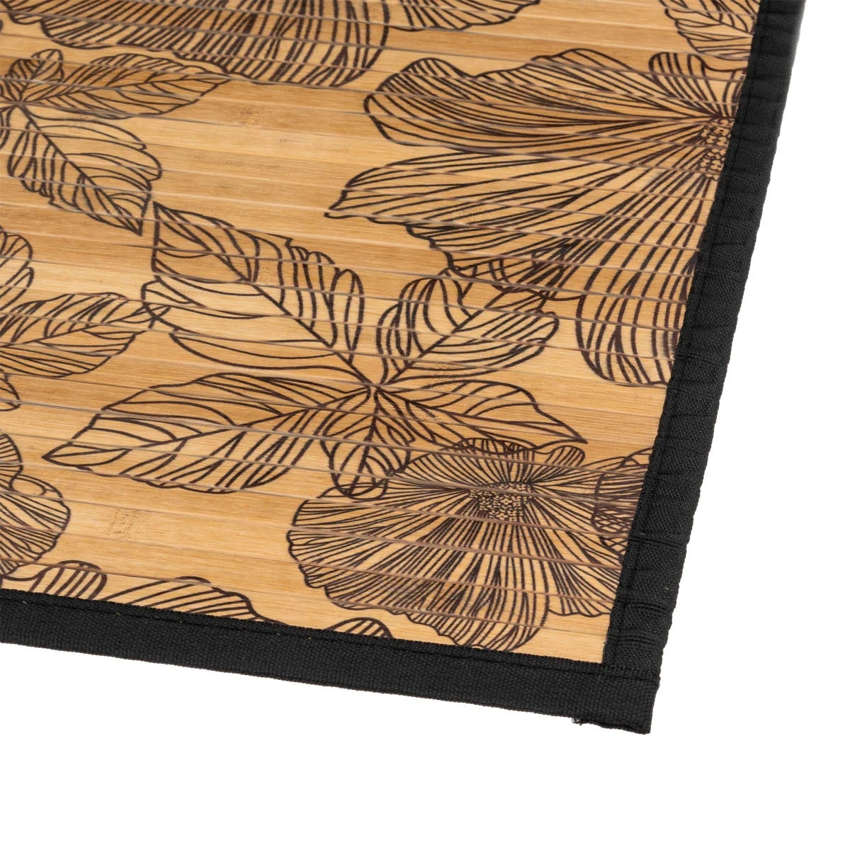 Bamboo Rug Anti-Slip Bathroom Mat Natural Pad 50x80 Shape rectangle