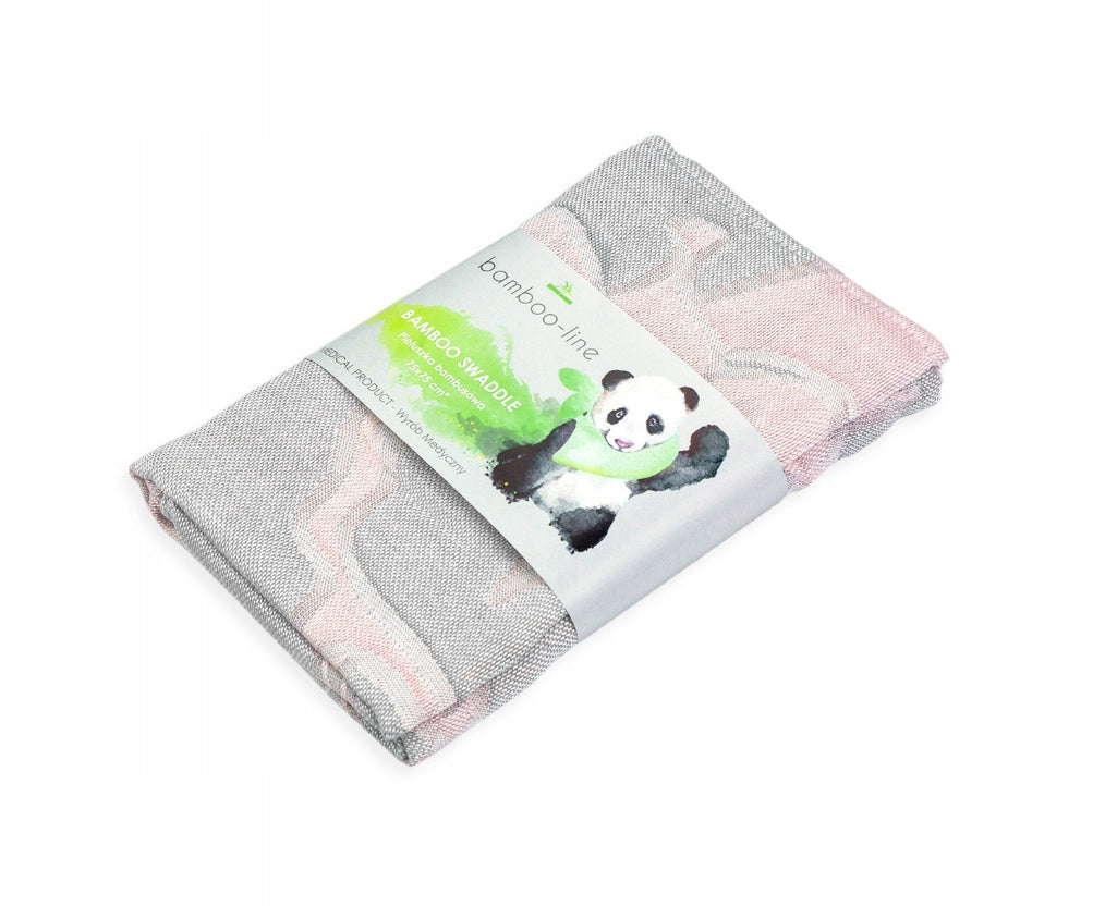 Bamboo diaper ANIMALS size 75x75, powder pink Manufacturer code 20803