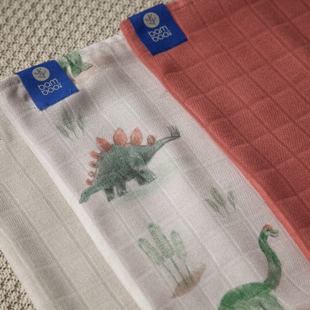 Bamboo diapers Dinosaurs 65x65 cm TEXPOL Medical device yes