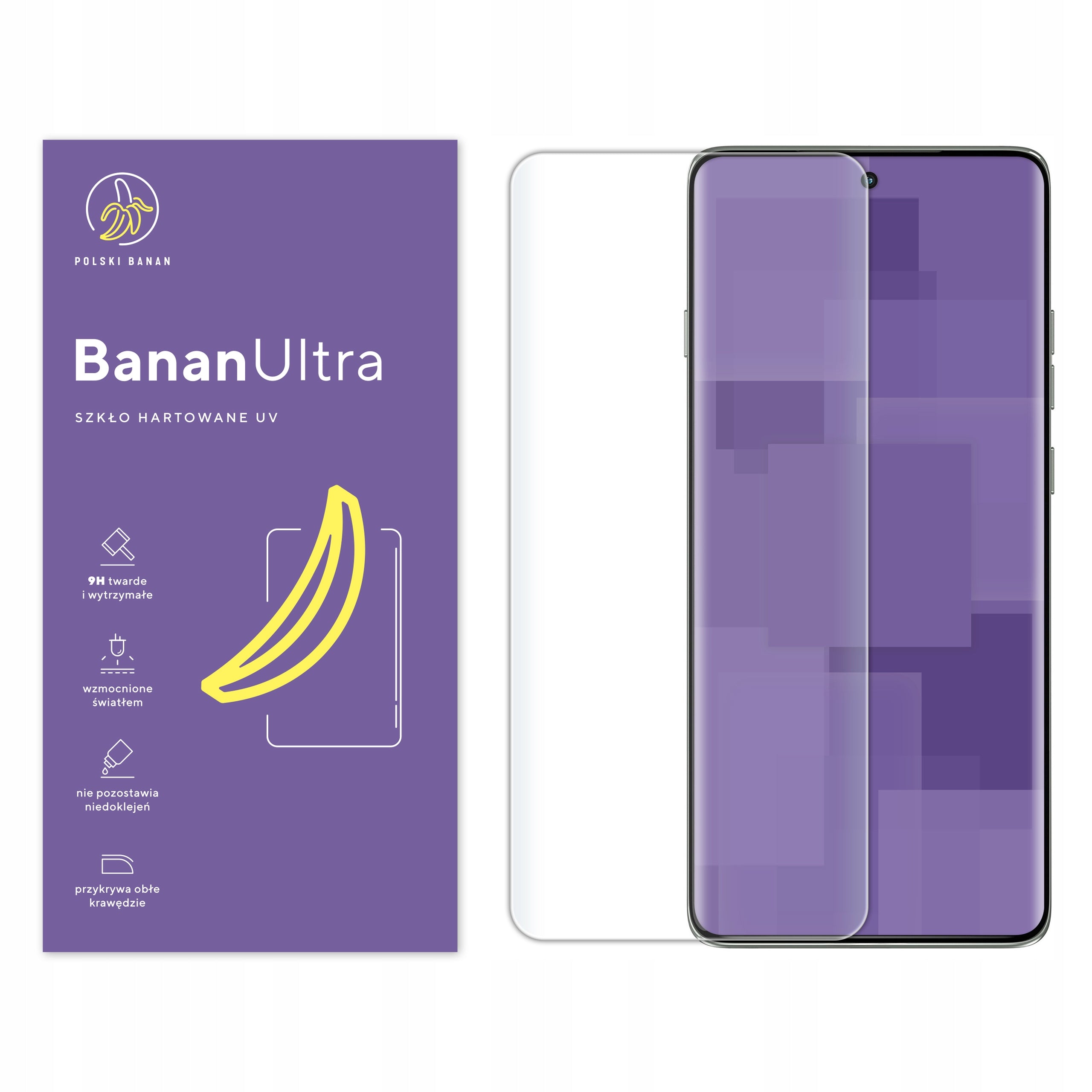 BananUltra Full Screen Tempered Glass for Motorola Edge 60 Pro Packaging status original