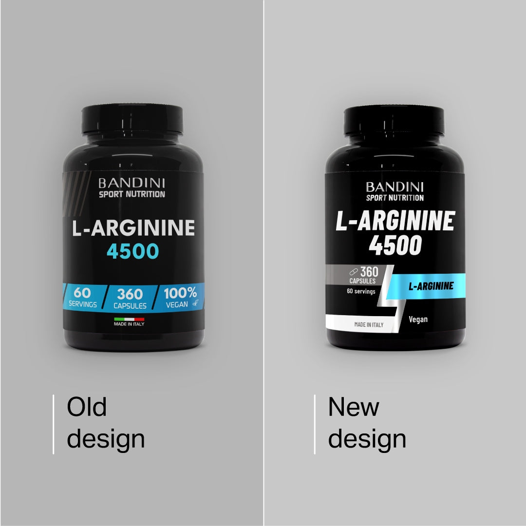 Bandini Arginine 360 Capsules Supplement, Pre-workout and Sport Expiration date at least 1 year from the date of purchase
