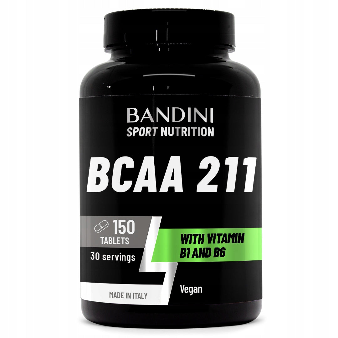 Bandini Branched Amino acids BCAA 2 1 1 150 Tablets with Vitamin B1 and B6