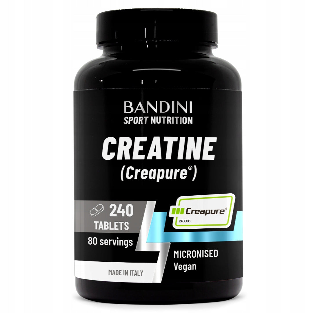 Bandini CREAPURE Creatine 240 Tablets | 100% Vegan | Gym and Pre Workout