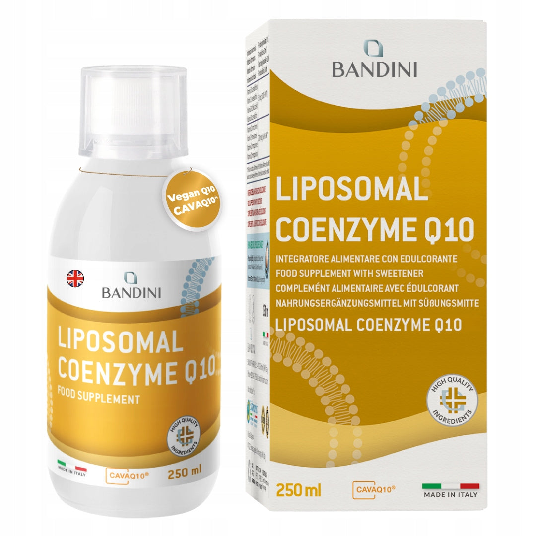 Bandini Coenzyme Q10 Liposomal Liquid 250 mL, 200 mg CoQ10 Ubiquinone