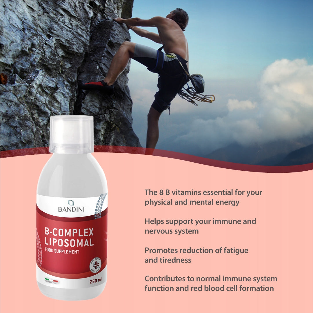 Bandini Liquid Liposomal Vitamin B Complex 250ml - High Dose Group B Vit. EAN (GTIN) 8033162421712
