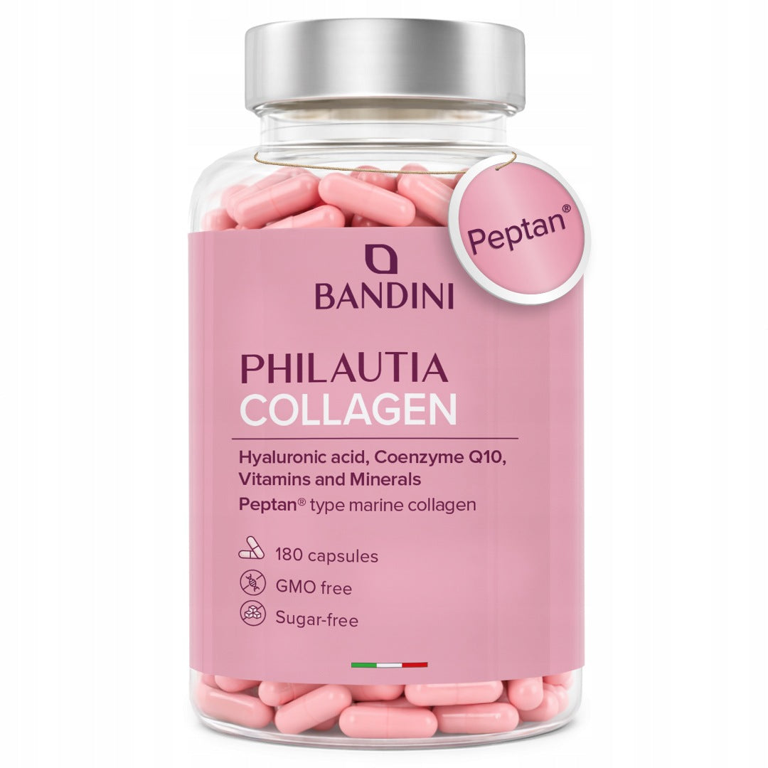 Bandini Marine Collagen 1000mg + Hyaluronic Acid 200mg - 180 Capsules