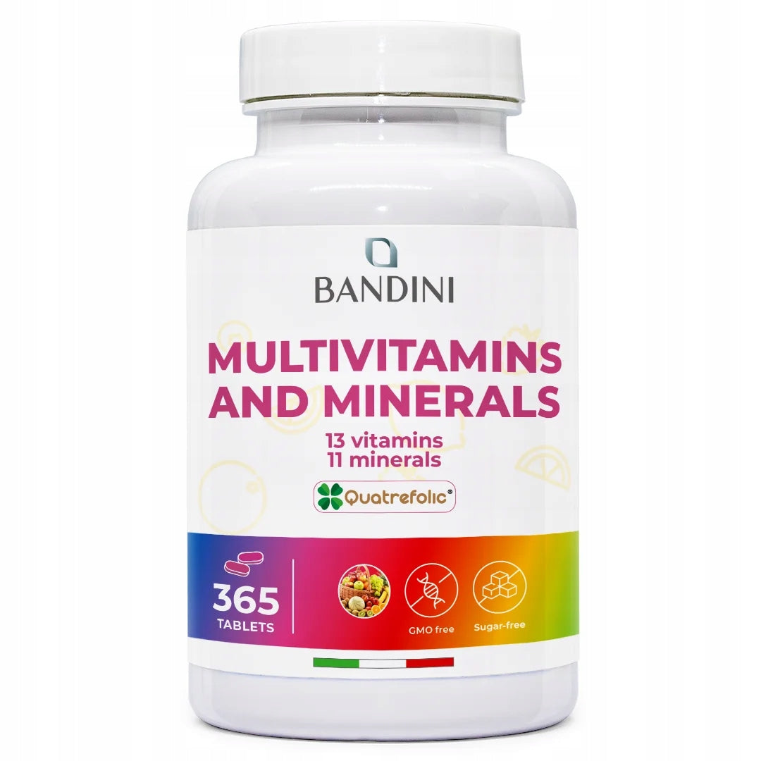 Bandini Multivitamin 365 Tablets Complex of 24 Vitamins and Minerals