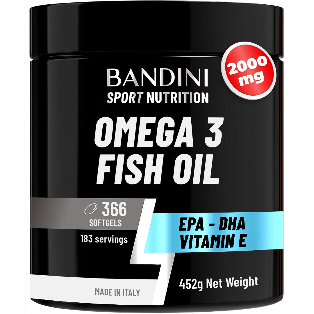 Bandini Omega 3 High Strength | 6 Months’ Supply, 366 Softgels | Muscle