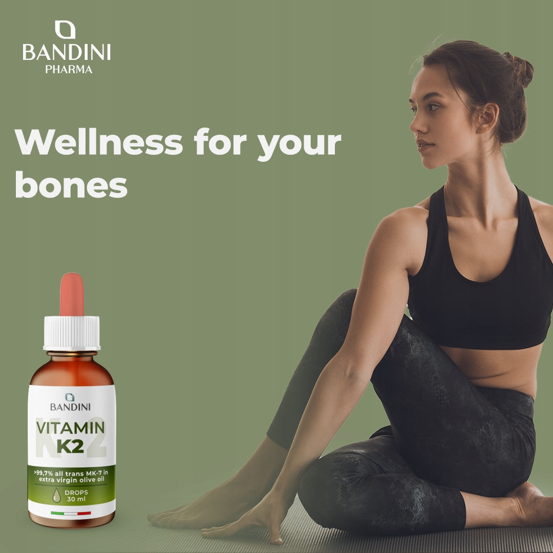 Bandini Vitamin K2 MK-7 | Drops 30 ml | Bone Support and Normal Coagulation EAN (GTIN) 8033162423297