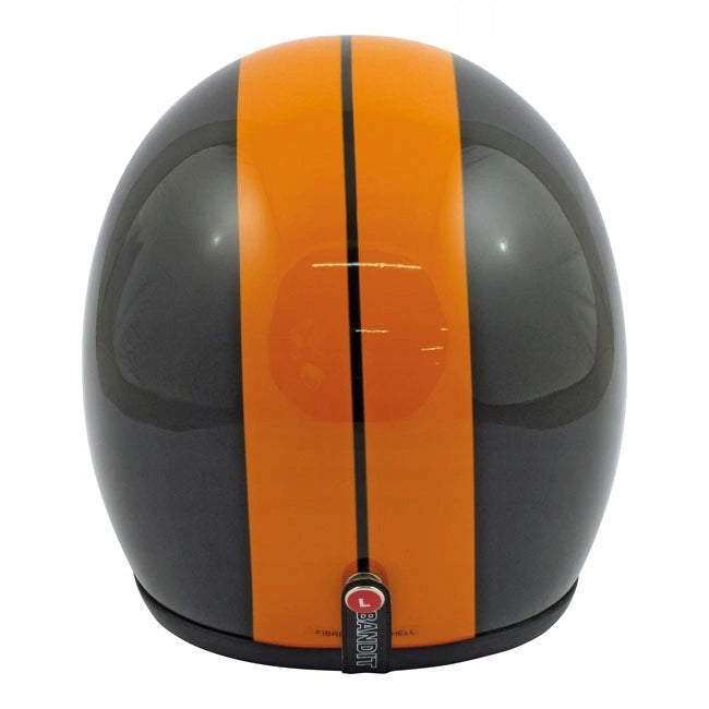 Bandit Jet Race Black Orange DOT Oldschool Helmet 850 g Manufacturer no brand