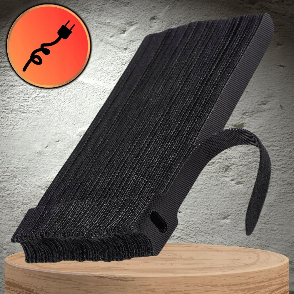 Bands Cable Masking Cover Velcro Black Velcro Tape 40pcs Model Opaski maskownica na rzep organizer