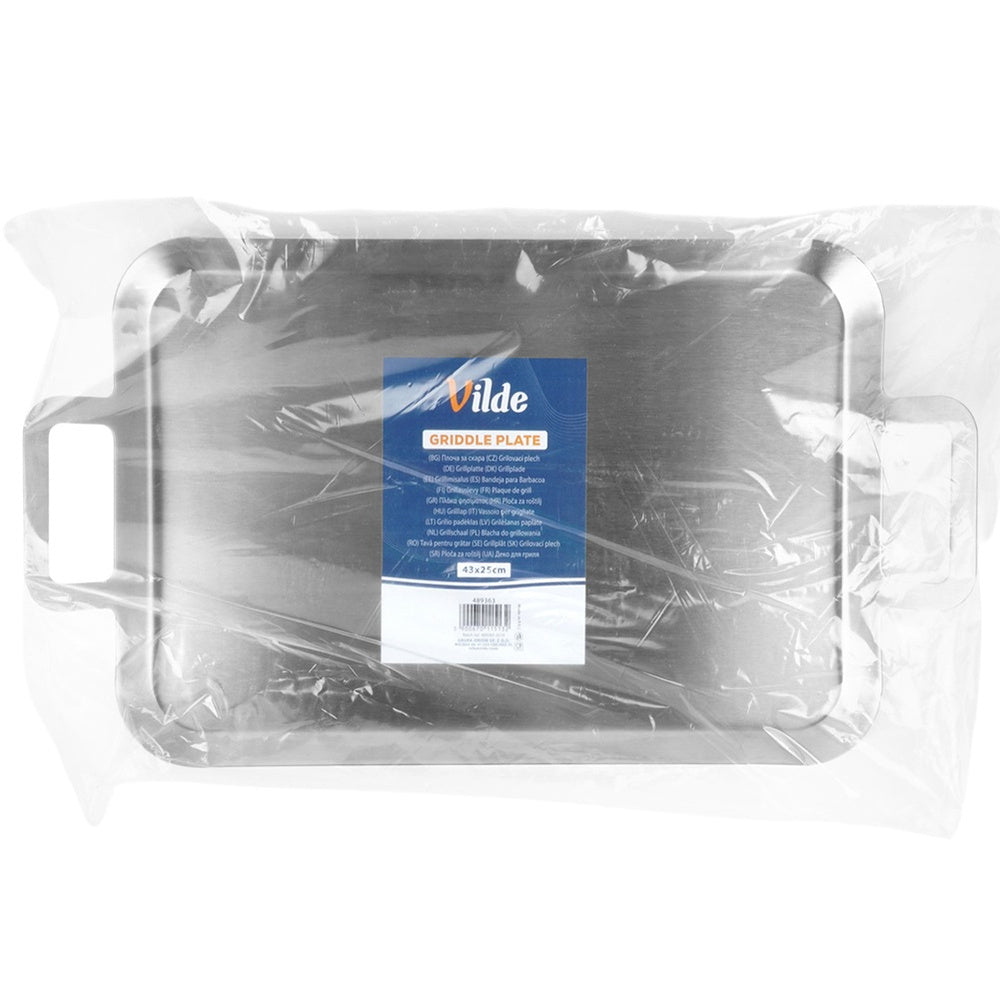 Barbecue sheet steel 43x25 cm Product weight with unit packaging 0.91 kg