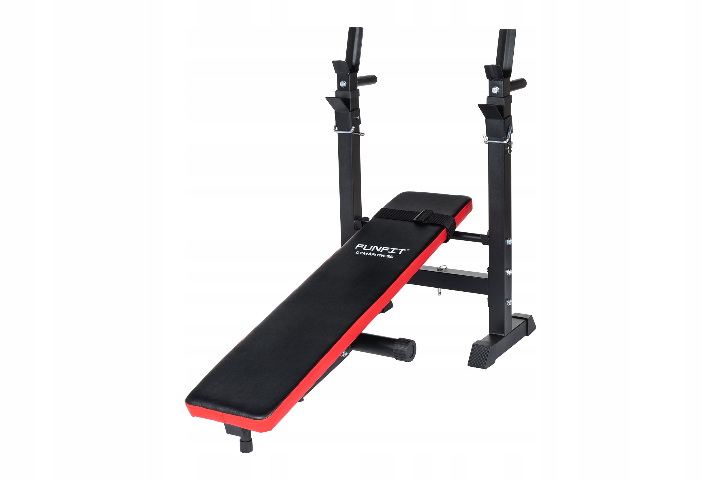 Barbell Bench Adjustable Folding Training Bench FUNFIT Maximum user weight 120 kg