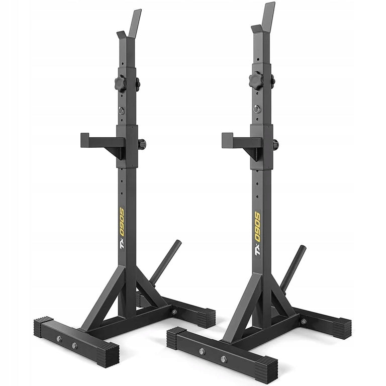 Barbell Racks Adjustable Belay Exercise Stand 2pcs Trex Sport
