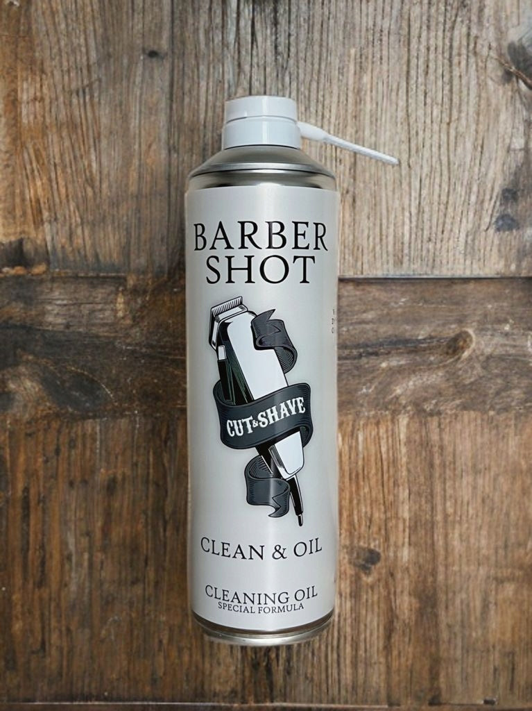 Barber Shot Clean Oil 5 in 1 Disinfection For Hair Clippers 500ML Efficient Manufacturer code m07