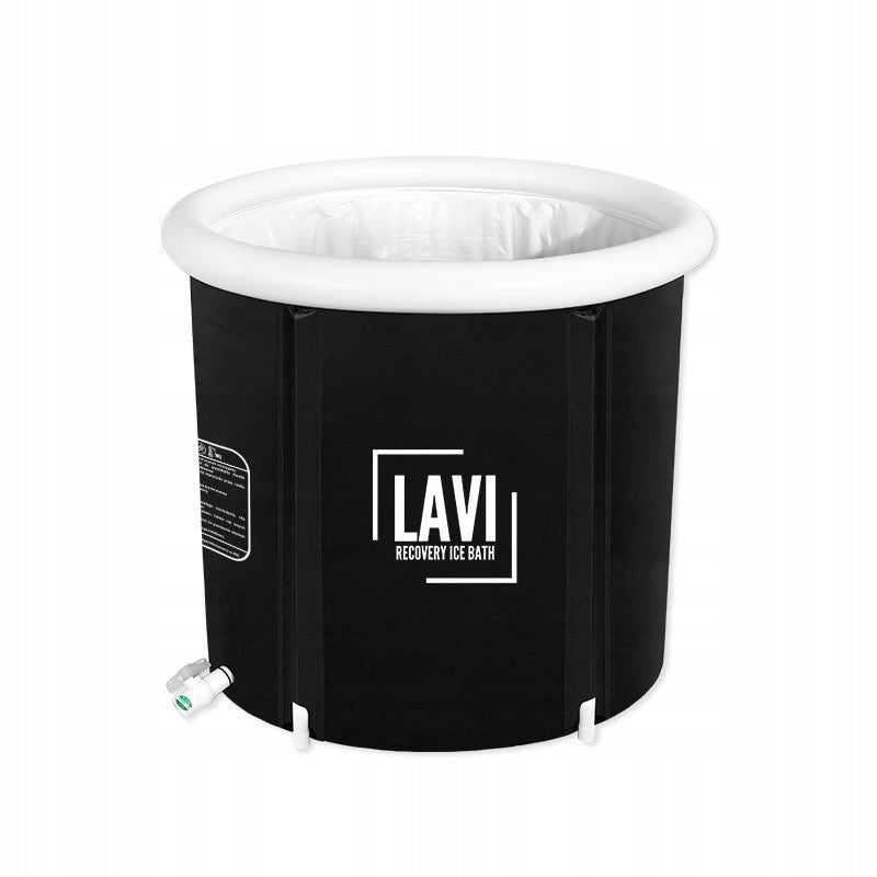 Barrel ice bath for walrusing LAVI with cover UFO thermometer XL 320L Product width 75 cm