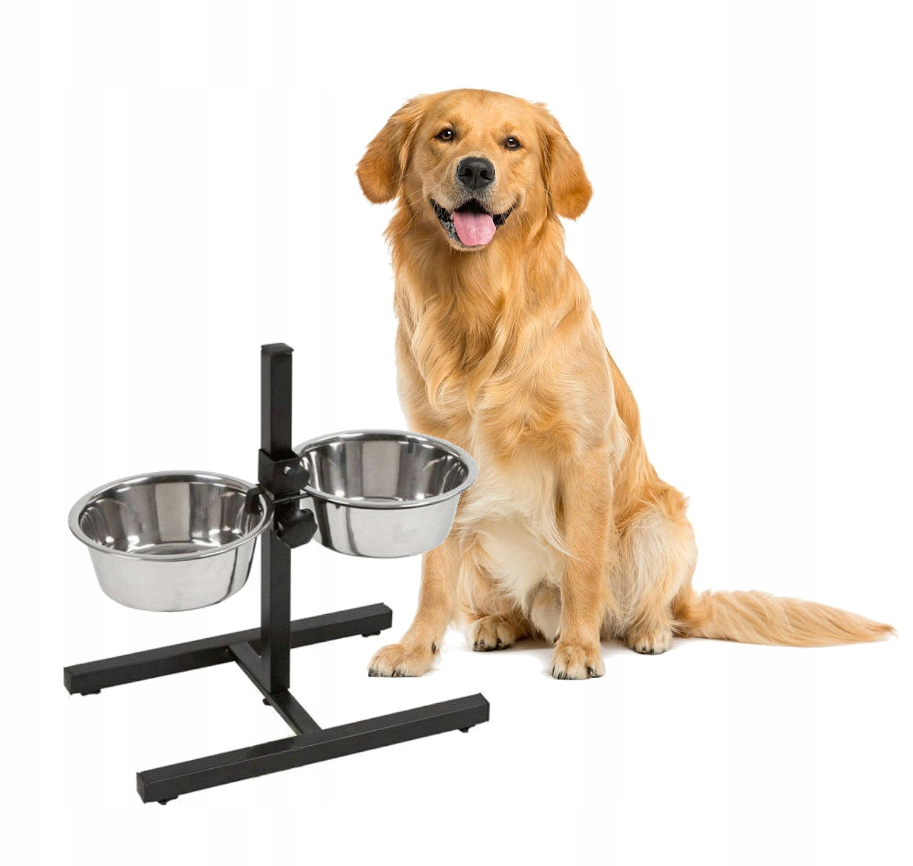 Barry King Bowls on stand reg. for dog 2x2,8l Capacity 2.8 l