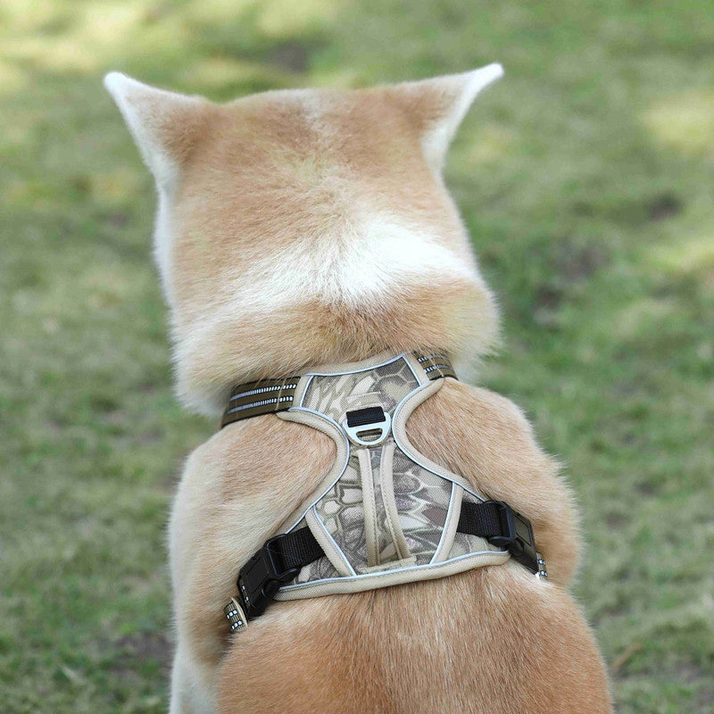 Barry King Dog harness green camo material Oxford M 40-72 cm Brand Barry King
