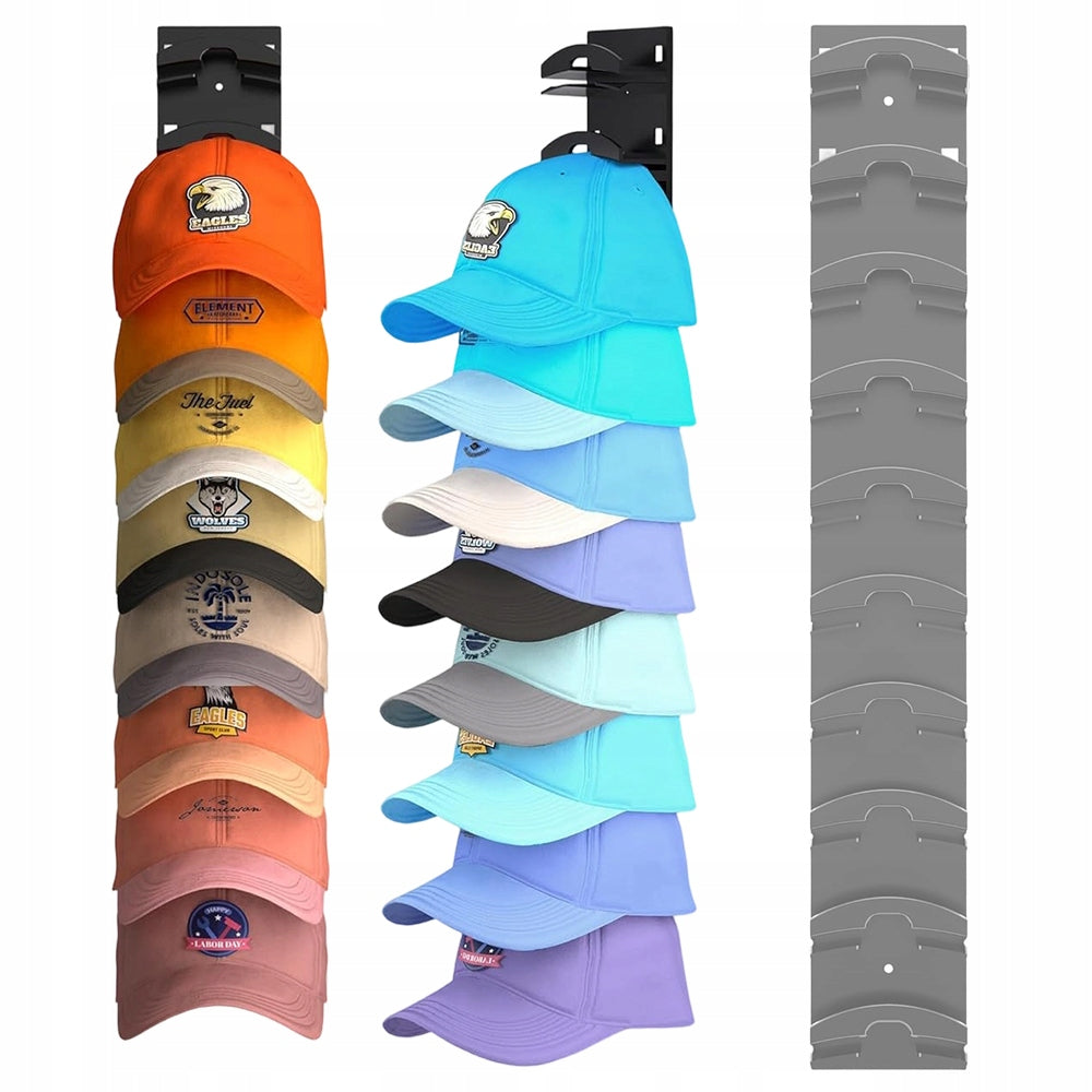 Baseball Cap Stand 2 Pcs For Glacier And Self Adhesive Cabinet