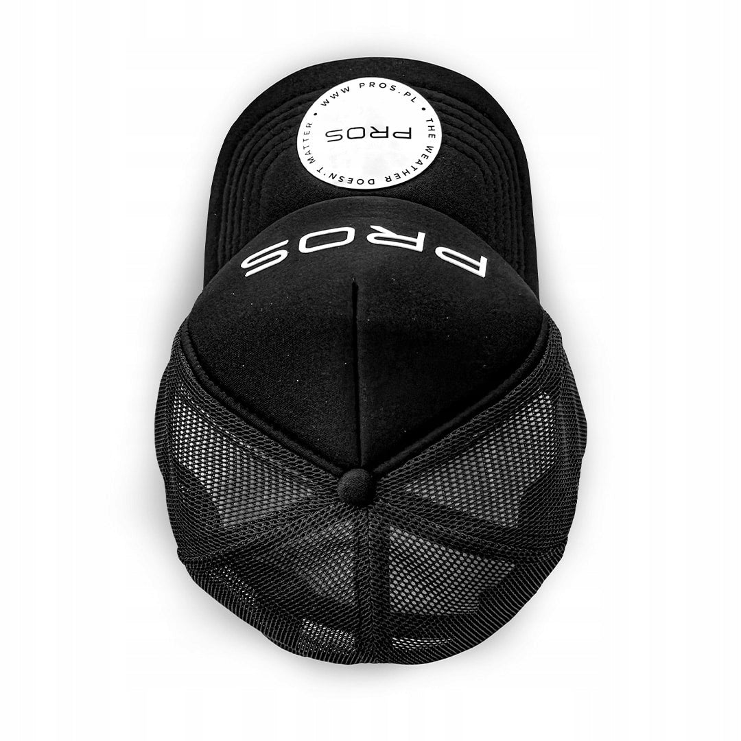 Baseball Cap Universal Mesh PROS Black Adjustable Manufacturer code D-03965
