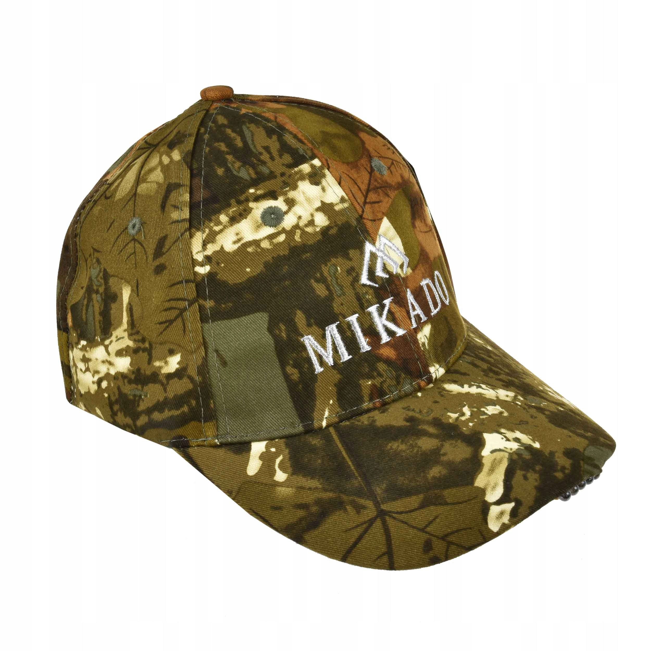 Baseball cap Mikado LED 6 camo LEDs universal size