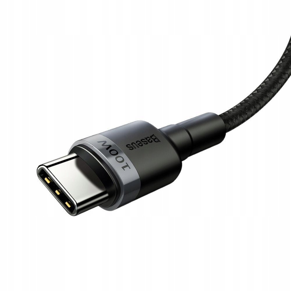 Baseus CATKLF-ALG1 USB-C Cable - USB-C PD QC 100W 5A 2m - Grey Brand Baseus