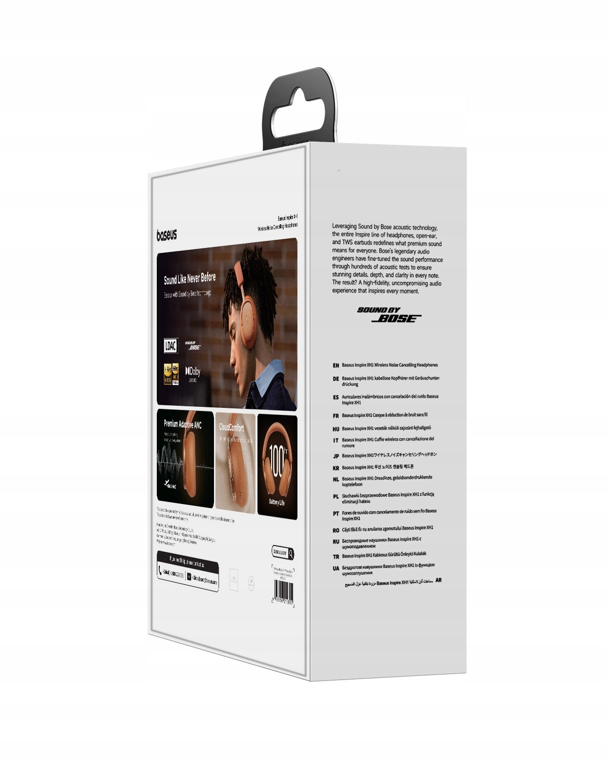 Baseus Inspire XH1 ANC Wireless Headphones Sound by Bose Technology Manufacturer code A0203600