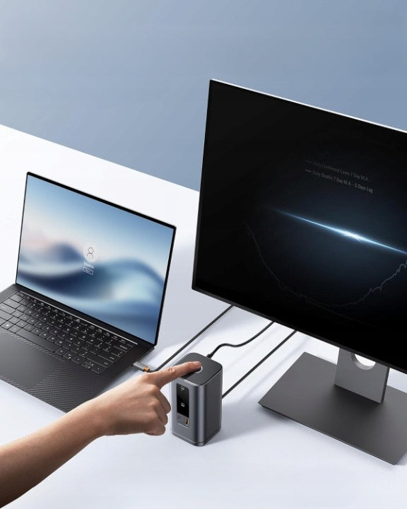 Baseus Spacemate 11in1 Docking Station 3 Monitors 4K HDMI 100W PD Packaging status original