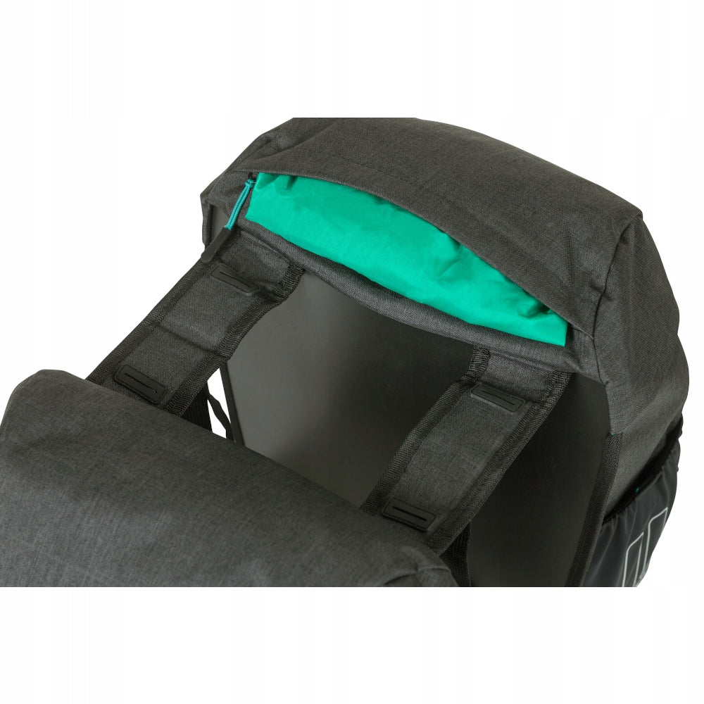 Basil Discovery 365D UBS Double Bags for Luggage Rack 18 l Black Manufacturer code 18042