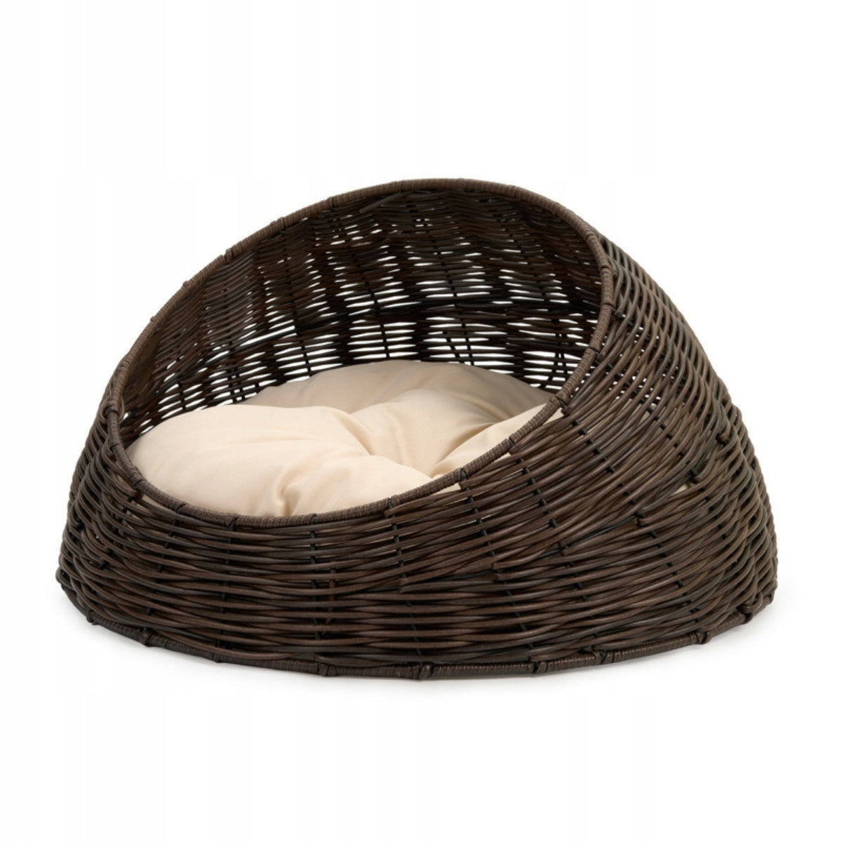 Basket oval bed with visor