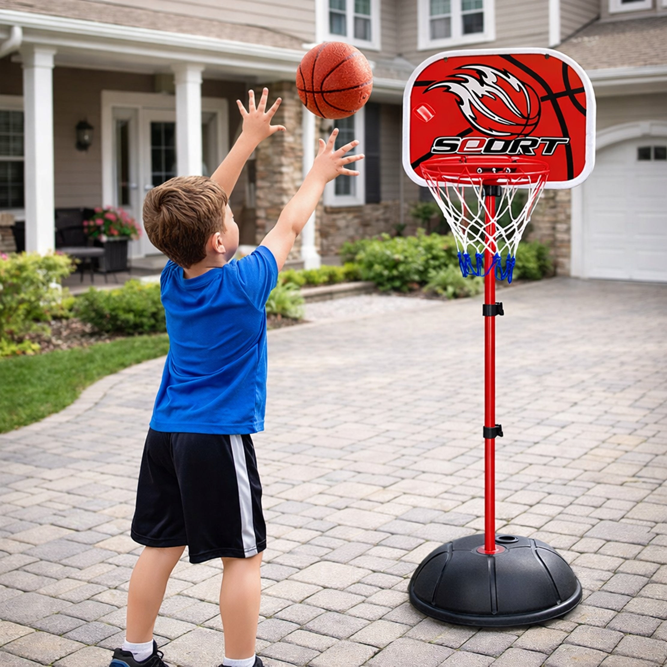 Basketball Basket Adjustable Basketball Basket for Kids 3in1 120cm Brand AiM