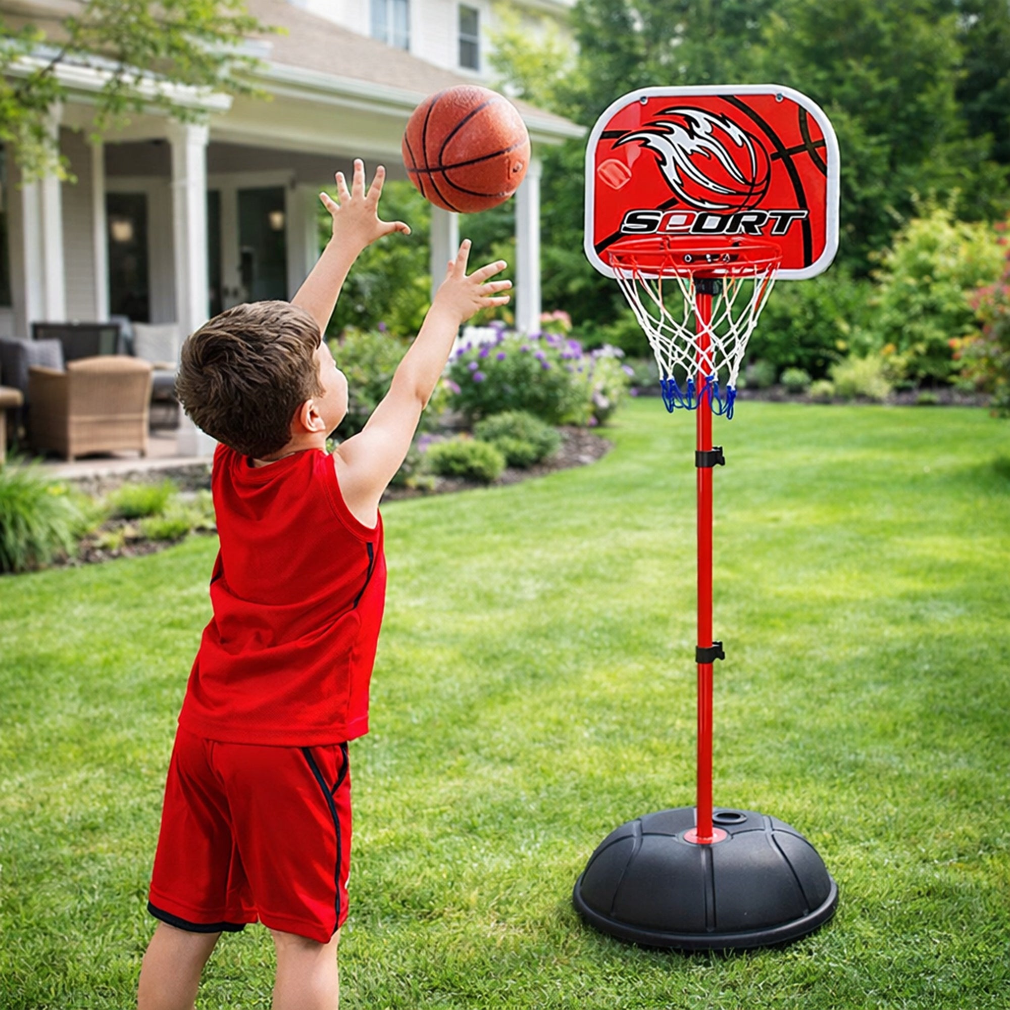 Basketball Basket Adjustable Basketball Basket for Kids 3in1 120cm Packaging status original