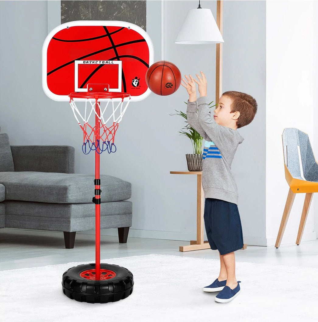 Basketball Basket Basketball Board Adjustable Set with Ball up to 160cm Kind basketball set