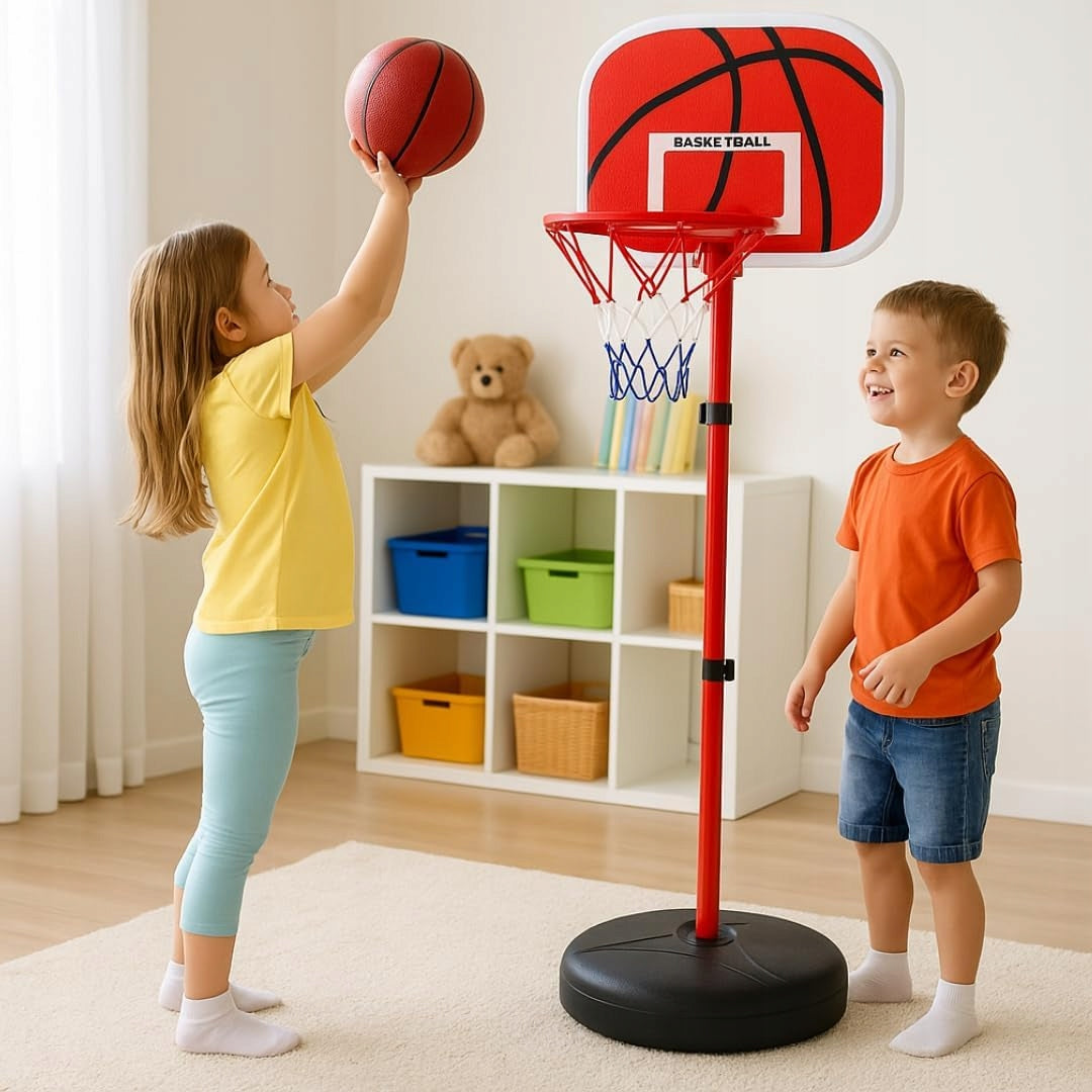 Basketball Basket Basketball Board Adjustable Set with Ball up to 160cm Manufacturer code 20881H