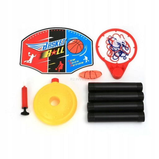 Basketball basket 115 cm adjustable set board with ball and pump Manufacturer code 6032