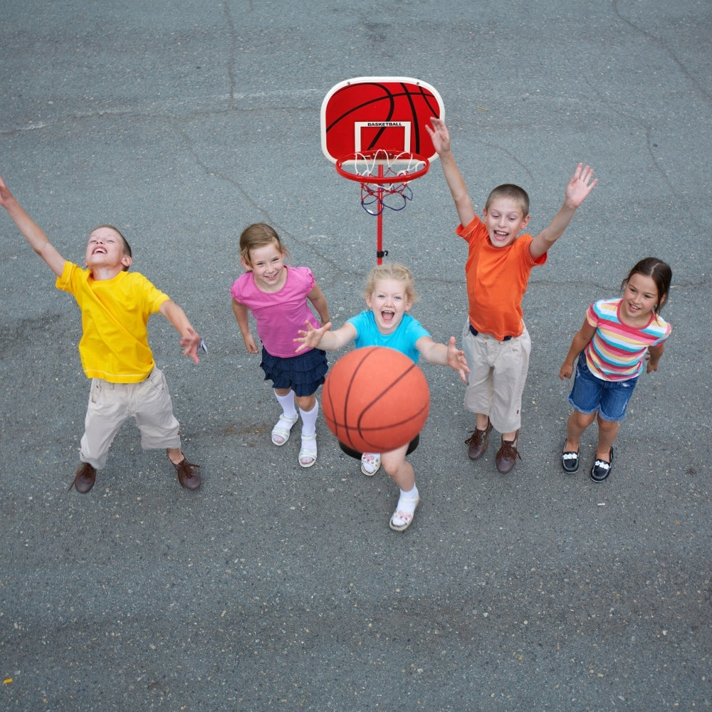 Basketball basket portable board stand 160cm ball set gift Manufacturer code Zestaw do koszykówki NM24J15