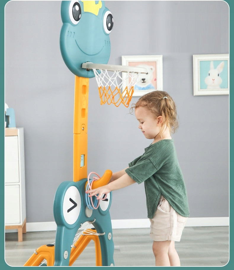 Basketball basket with goal, square toys for children Dominant material synthetic material