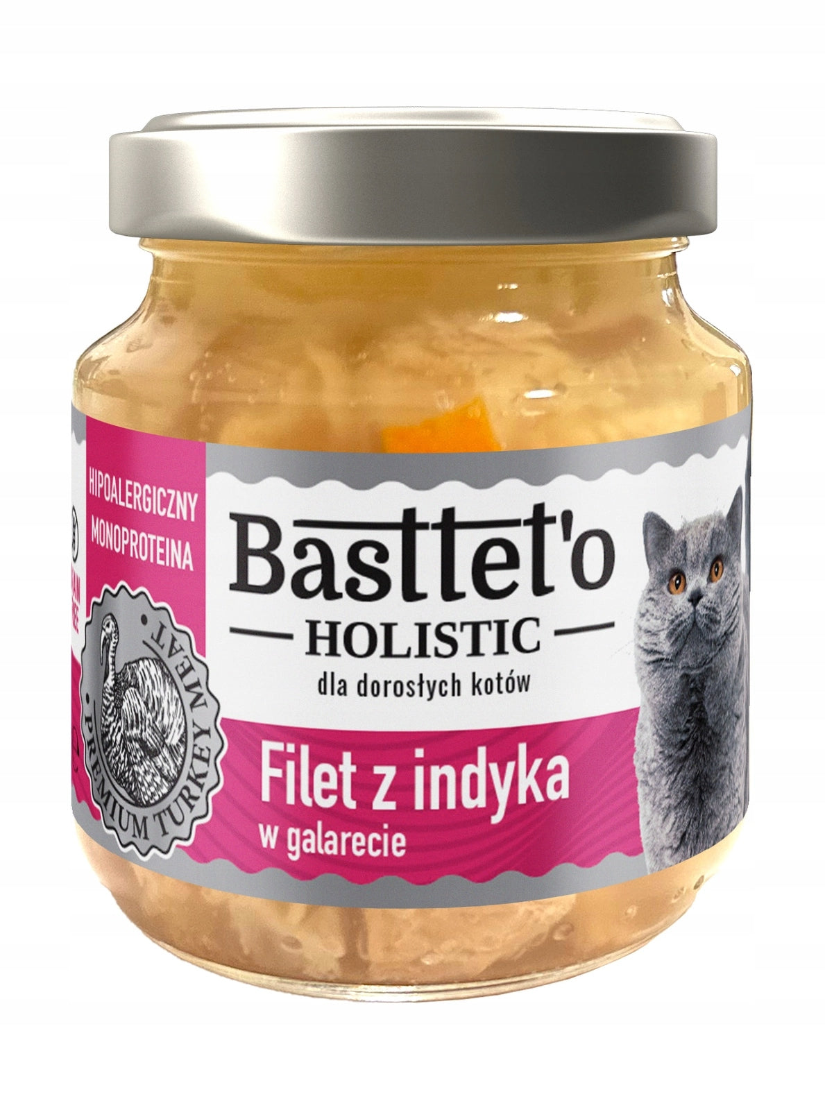 Basttet'o Holistic Turkey Fillet in Jelly for Cats 130g