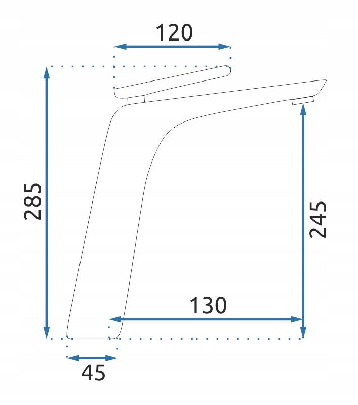 WASCHTISCHMISCHER REA JAGER GOLD HIGH